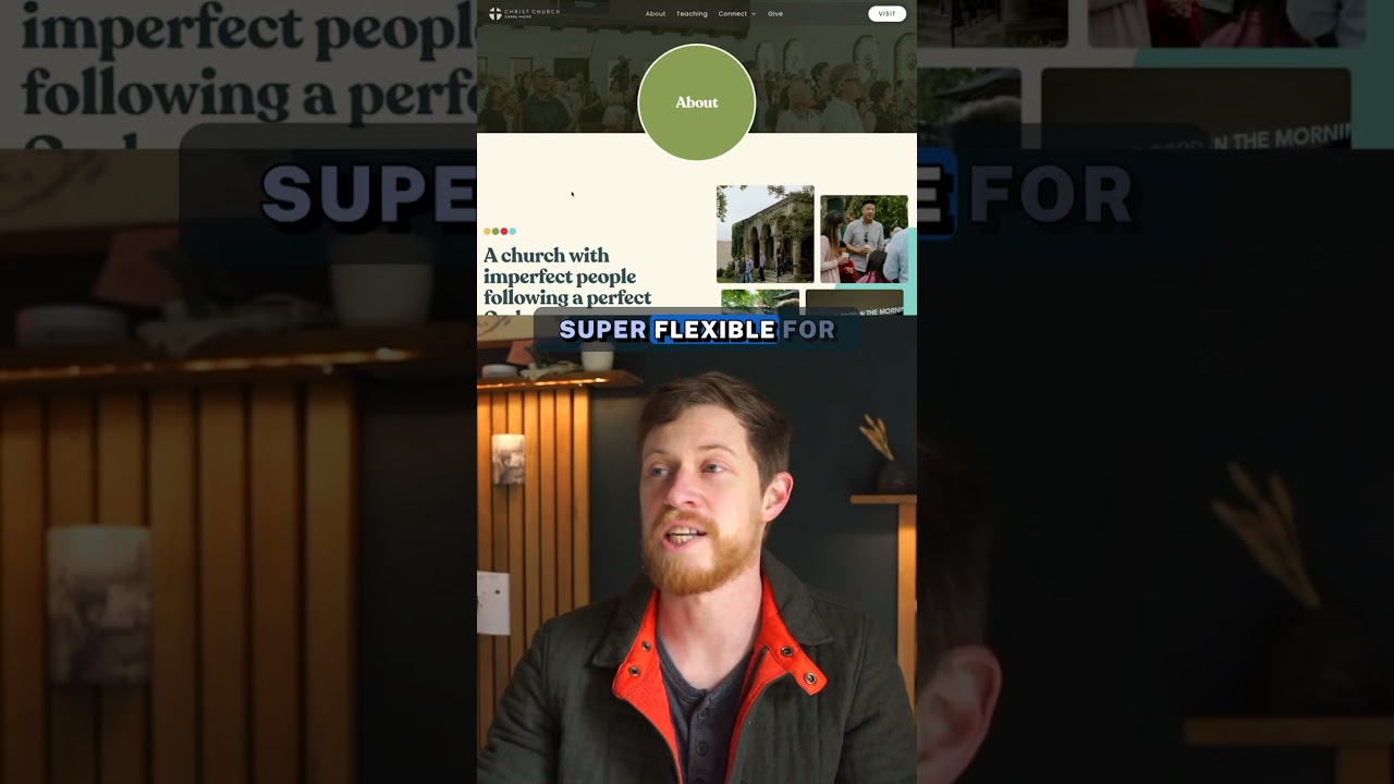 Before and After Church Website Redesign