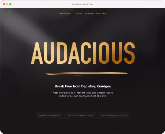 Example of a website designed by Surefaze