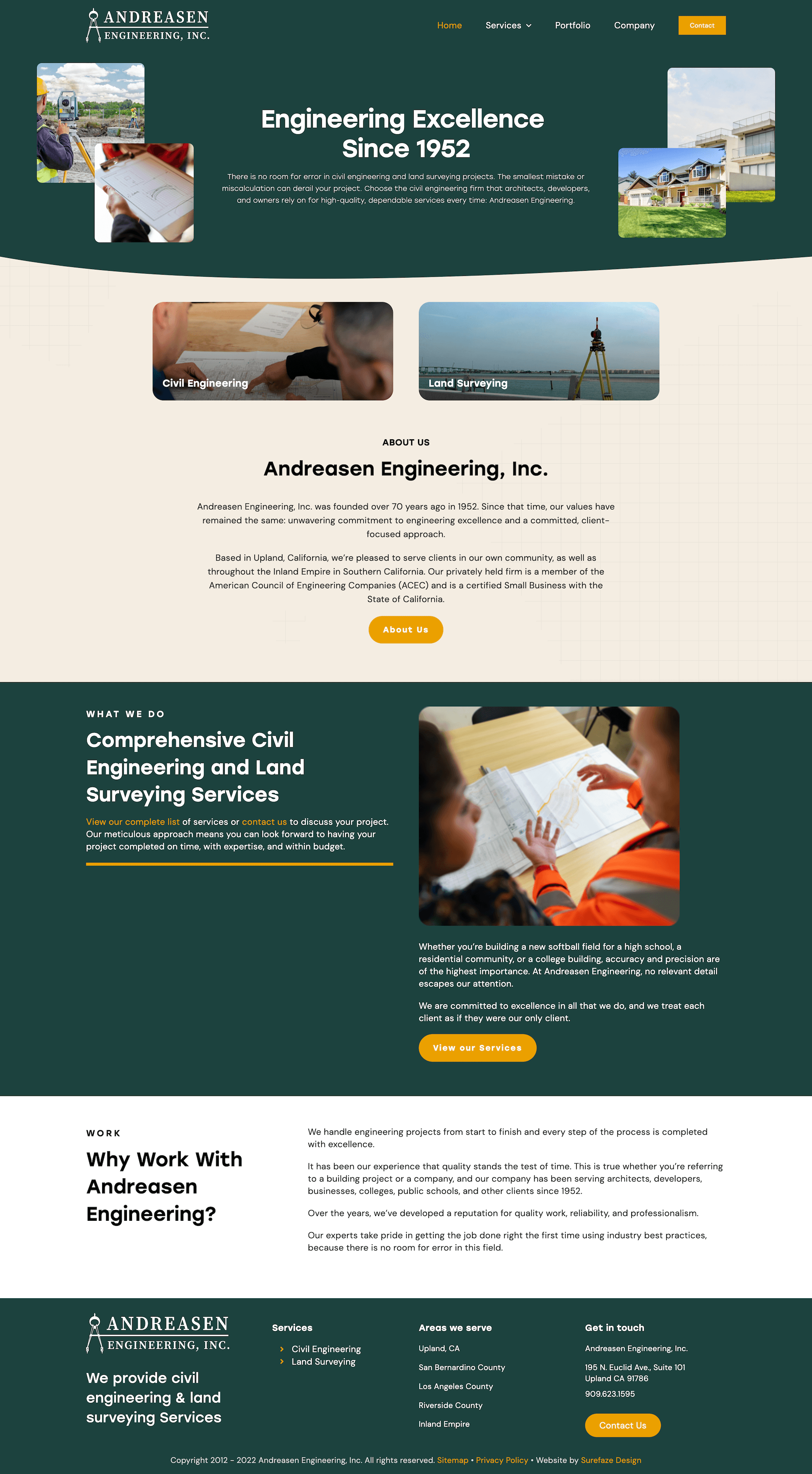 Andreasen Engineering Website